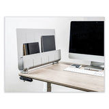 deflecto® Oasis Privacy Panel, 24 x 2.7 x 16.36, Gray (DEF400005) Each