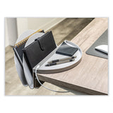 deflecto® Standing Desk File Organizer, 2 Sections, Letter Size, 12 x 9.69 x 7.11, Gray (DEF400003) Each