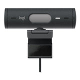 Logitech® Brio 505 Webcam, 1920 pixels x 1080 pixels, Graphite (LOG960001411) Each