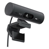 Logitech® Brio 505 Webcam, 1920 pixels x 1080 pixels, Graphite (LOG960001411) Each