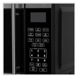 Avanti 0.7 Cubic Foot Microwave Oven, 700 Watts, Stainless Steel/Black (AVAMT7V3S) Each
