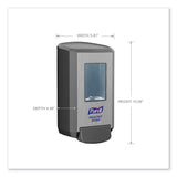 PURELL® CS4 Soap Push-Style Dispenser, 1,250 mL, 4.88 x 8.8 x 11.38, Graphite (GOJ513401) Each