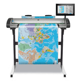 HP DesignJet SD Pro 2 44" Scanner, Scans Up to 44" Wide, 1200 dpi Optical Resolution, TAA Compliant (HEW5EK01D) Each