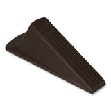 Master Caster® Giant Foot Doorstop, No-Slip Rubber Wedge, 3.5w x 6.75d x 2h, Brown (MAS00964) Each