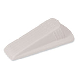 Master Caster® Big Foot Doorstop, No Slip Rubber Wedge, 2.25w x 4.75d x 1.25h, Beige, 2/Pack (MAS00975) Pack of 2
