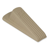 Master Caster® Big Foot Doorstop, No Slip Rubber Wedge, 2.25w x 4.75d x 1.25h, Beige (MAS00900) Each