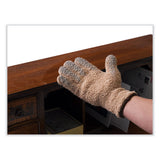 Master Caster® CleanGreen Microfiber Dusting Gloves, 5" x 10, Pair (MAS18040) 1 Pair
