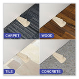 Master Caster® Big Foot Doorstop, No Slip Rubber Wedge, 2.25w x 4.75d x 1.25h, Beige (MAS00900) Each