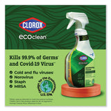 Clorox® Clorox Pro EcoClean Disinfecting Cleaner, Unscented, 32 oz Spray Bottle, 9/Carton (CLO60213CT) Case of 9