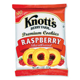 Knott's Berry Farm® Premium Berry Jam Shortbread Cookies, Raspberry, 2 oz Pack, 36/Carton (BSC59636) Case of 36