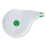 Paper Mate® Liquid Paper® DryLine Correction Tape, Non-Refillable, Green/Purple Applicators, 0.17" x 472", 2/Pack (PAP6137206) Pack of 2