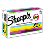 Sharpie® Pocket Style Highlighters, Fluorescent Pink Ink, Chisel Tip, Pink Barrel, Dozen (SAN27009) Dozen