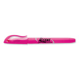 Sharpie® Pocket Style Highlighters, Fluorescent Pink Ink, Chisel Tip, Pink Barrel, Dozen (SAN27009) Dozen