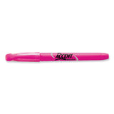 Sharpie® Pocket Style Highlighters, Fluorescent Pink Ink, Chisel Tip, Pink Barrel, Dozen (SAN27009) Dozen