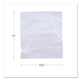 Boardwalk® Reclosable Food Storage Bags, 1 gal, 2.7 mil, 10.5" x 11", Clear, 250/Box (BWK1GALFZRBAG) Case of 250