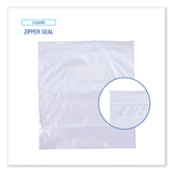Boardwalk® Reclosable Food Storage Bags, 1 gal, 2.7 mil, 10.5" x 11", Clear, 250/Box (BWK1GALFZRBAG) Case of 250