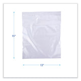 Boardwalk® Reclosable Food Storage Bags, 2 gal, 1.75 mil, 13" x 15", Clear, 100/Box (BWK2GALBAG) Case of 100