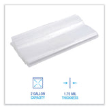 Boardwalk® Reclosable Food Storage Bags, 2 gal, 1.75 mil, 13" x 15", Clear, 100/Box (BWK2GALBAG) Case of 100
