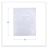 Boardwalk® Reclosable Food Storage Bags, 2 gal, 2.7 mil, 13" x 15", Clear, 100/Box (BWK2GALFZRBAG) Case of 100