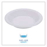 Boardwalk® Hi-Impact Plastic Dinnerware, Bowl, 10 to 12 oz, White, 1,000/Carton (BWKBOWLHIPS12WH) Case of 1000