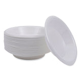 Boardwalk® Hi-Impact Plastic Dinnerware, Bowl, 10 to 12 oz, White, 1,000/Carton (BWKBOWLHIPS12WH) Case of 1000