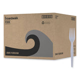 Boardwalk® Heavyweight Polystyrene Cutlery, Fork, White, 1000/Carton (BWKFORKHW) Case of 1000