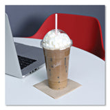 Boardwalk® Wrapped Jumbo Straws, 7.75", Plastic, White/Red Stripe, 400/Pack, 25 Packs/Carton (BWKJSTW775S24) Case of 10000