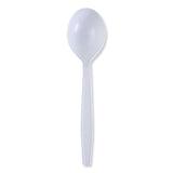 Boardwalk® Heavyweight Wrapped Polypropylene Cutlery, Soup Spoon, White, 1,000/Carton (BWKSSHWPPWIW) Case of 1000