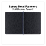 Universal® Pressboard Report Cover, Two-Piece Prong Fastener, 3" Capacity, 8.5 x 11, Black/Black (UNV80571) 1 Pack of 1