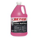 Betco® Symplicity Sanibet Multi-Range Sanitizer Disinfectant Deodorizer, 1 gal Bottle, 4/Carton (BET2370400) Case of 4