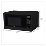 Avanti 0.7 Cu Ft Microwave Oven, 700 Watts, Black (AVAMT7V1B) Each