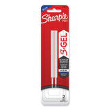 Sharpie® S-Gel™ S-Gel 0.7 mm Pen Refills, Medium 0.7 mm Bullet Tip, Blue Ink, 2/Pack (SAN2141127) Pack of 2