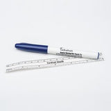 Cardinal Health™ Skin Marker with Ruler Gentian Violet Ink Sterile Wide Barrel Regular Tip (970843_BX) 12/BX