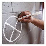 Sharpie® Mean Streak Marking Stick, Broad Bullet Tip, White (SAN85018) Each