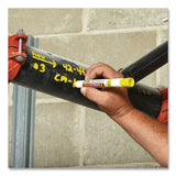 Sharpie® Mean Streak Marking Stick, Broad Bullet Tip, Yellow (SAN85005) Each
