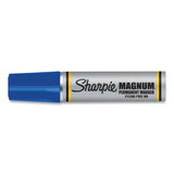 Sharpie® Magnum Permanent Marker, Broad Chisel Tip, Blue (SAN44003) Each