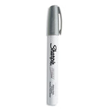 Sharpie® Permanent Paint Marker, Medium Bullet Tip, Silver (SAN35560) Each