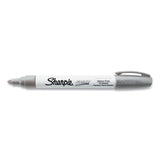 Sharpie® Permanent Paint Marker, Medium Bullet Tip, Silver (SAN35560) Each
