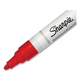 Sharpie® Permanent Paint Marker, Medium Bullet Tip, Red (SAN35550) Each