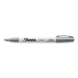 Sharpie® Permanent Paint Marker, Fine Bullet Tip, Silver (SAN35545)