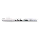Sharpie® Permanent Paint Marker, Fine Bullet Tip, White (SAN35543) Each