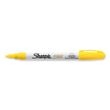 Sharpie® Permanent Paint Marker, Fine Bullet Tip, Yellow (SAN35539) Each