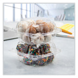 Dart® ClearSeal Hinged-Lid Plastic Containers, 5.86 x 3.11, Clear, Plastic, 500/Carton (DCCPET57PST1) Case of 500