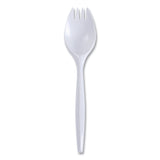 Mediumweight Wrapped Polypropylene Cutlery, Spork, White, 1,000/Carton (BWKSPRKMWPPWIW) Case of 1000