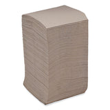 Boardwalk® Beverage Napkins, 1-Ply, 9.5" x 9.5", Kraft, 500/Pack, 8 Packs/Carton (BWK8300K) Case of 4,000