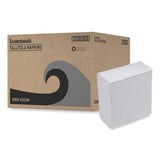 Boardwalk® Tallfold Dispenser Napkin, 12" x 7", White, 500/Pack, 20 Packs/Carton (BWK8302W) Case of 10000