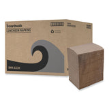 1/4-Fold Lunch Napkins, 1-Ply, 13 x 10, Kraft, 500/Pack, 12 Packs/Carton (BWK8323K) Case of 6,000