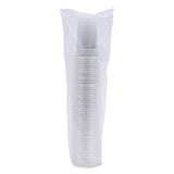 Boardwalk® Clear Plastic Cold Cups, 9 oz, PET, 50 Cups/Sleeve, 20 Sleeves/Carton (BWKPET9) Case of 1000