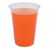 Boardwalk® Clear Plastic Cold Cups, 16 oz, PET, 50 Cups/Sleeve, 20 Sleeves/Carton (BWKPET16) Case of 1000