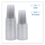 Boardwalk® Clear Plastic Cold Cups, 16 oz, PET, 50 Cups/Sleeve, 20 Sleeves/Carton (BWKPET16)